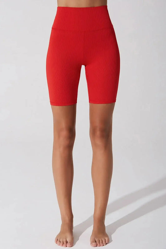 Elite Ribbed Bikershort - Savvy Red - Olaben