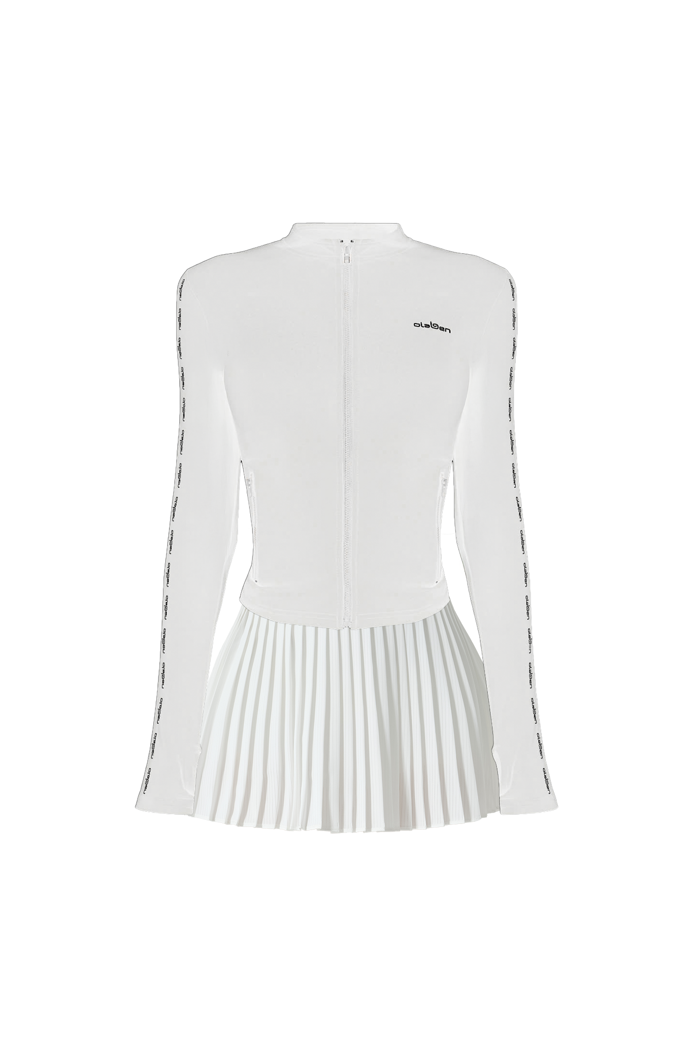 Emelie Define Jacket & Birgit Pleated Skirt - White