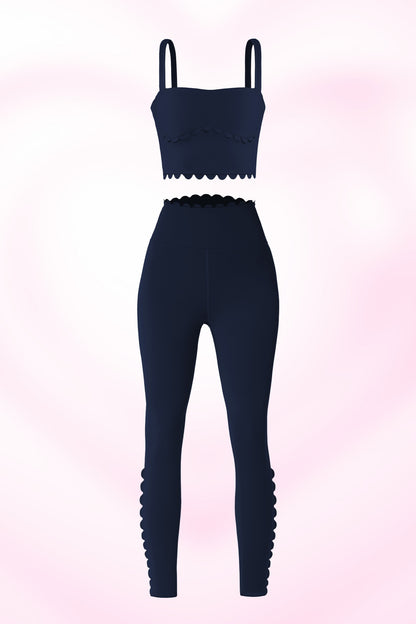 Helena Bra & Minerva Leggings - Navy Blue