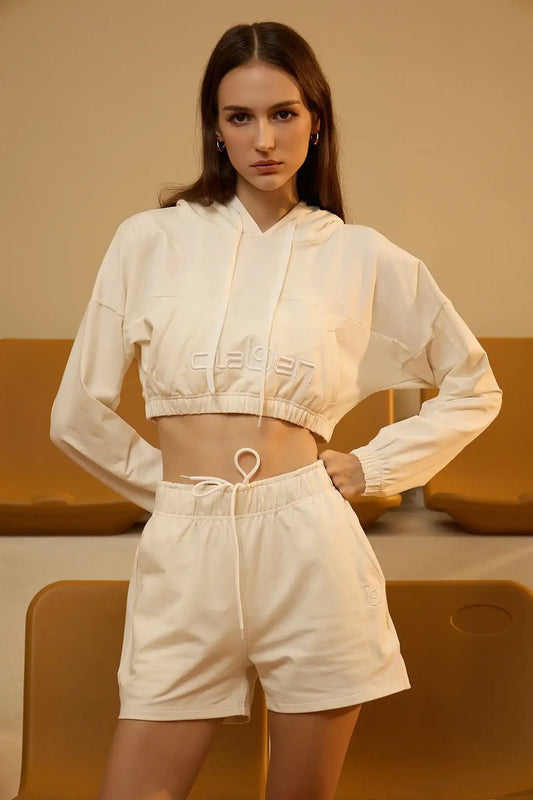 Edith Sweat Short - White - Olaben