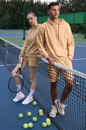 Hanes Sweat Shorts - Cappuccino - Olaben