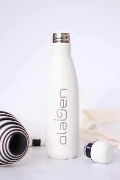 Olaben Steel Water Bottle - Snow Dift - Olaben - Equipment