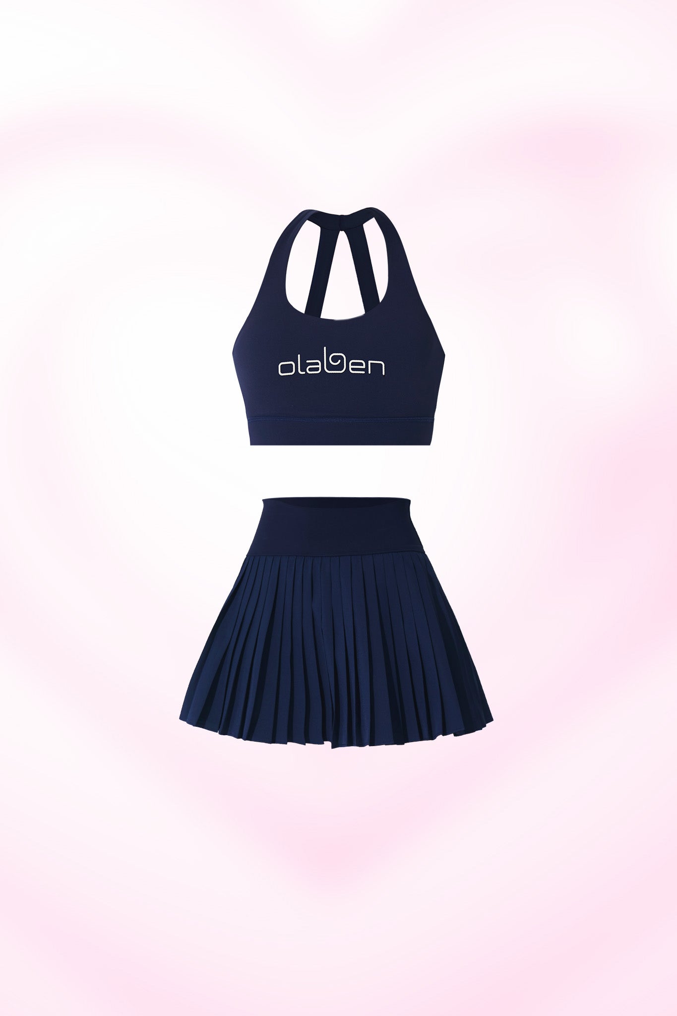 Lorelei Bra & Birgit Pleated Skirt - Navy