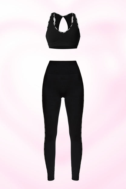 Mahea Bra & Legging - Black