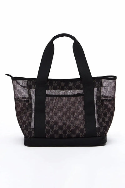 Monogram Sheer Tote Bag - Monogram Brown
