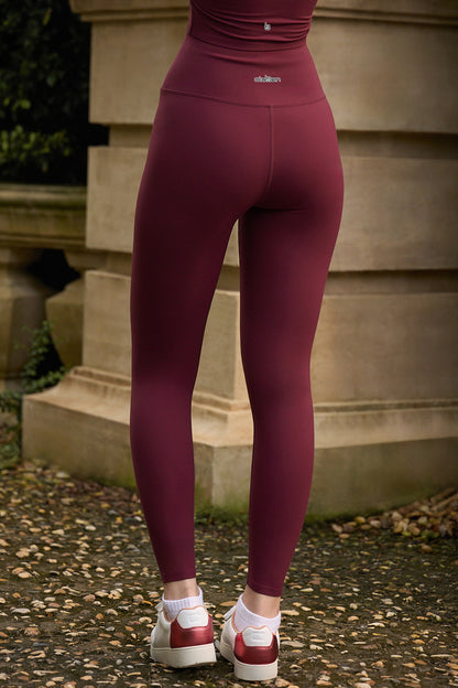 Quần legging Leisure - Màu Đỏ Garnet 