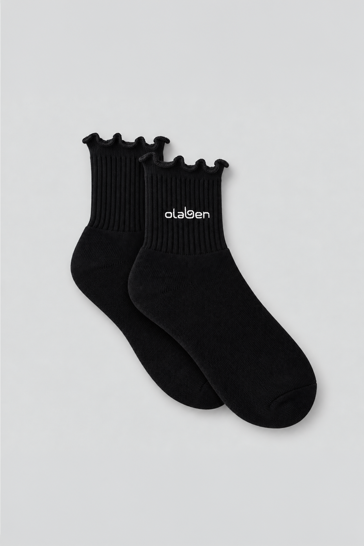 Olaben Frill Socks - Black
