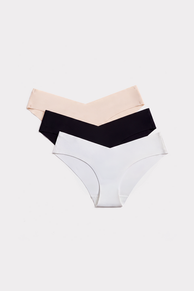 Seamless V Cut Underwear - Neutrals