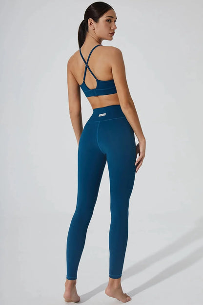 Avic Bra & Allison Legging - Empire Blue