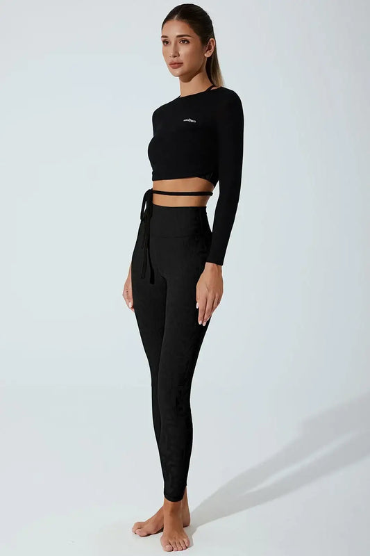 Archangel Long Sleeve Top - Black - Olaben