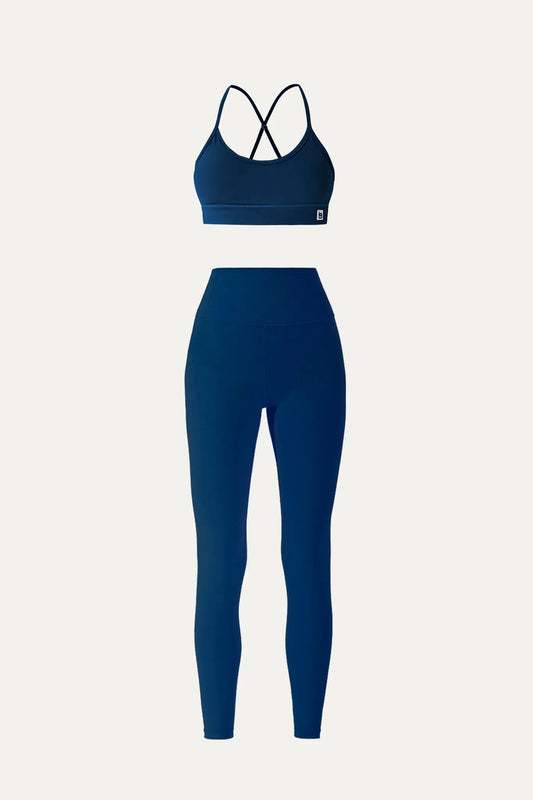 Avic Bra & Allison Legging - Empire Blue