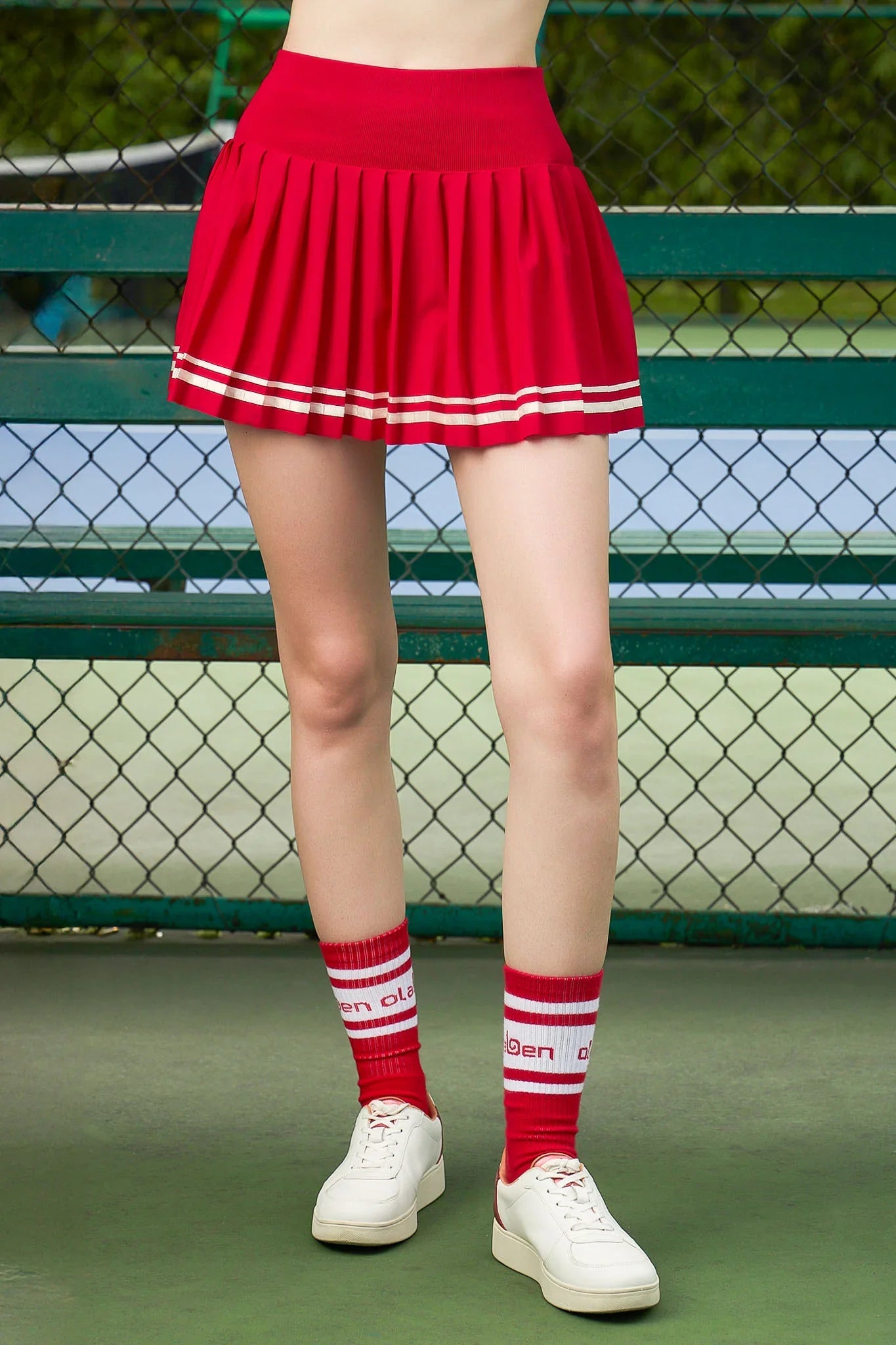 スカート skating pond skirt red flame Skating Pond Skirt | Red Flame - Girl Skirt TAYLOR + MAX