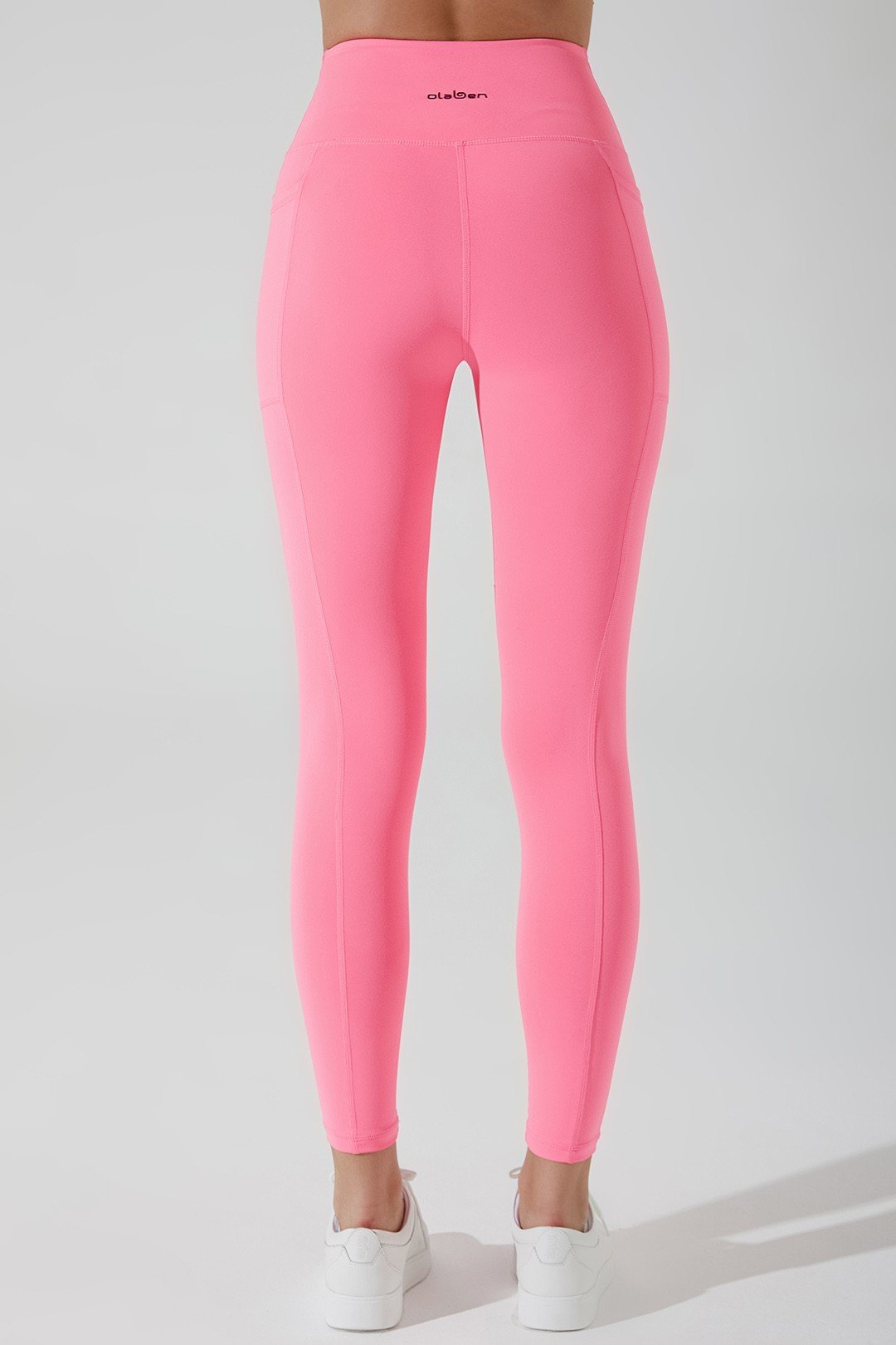 Charlise high-waist leggings in cotton candy pink, perfect for women's fashion - OW-0026-WLG-PK_4.jpg.
