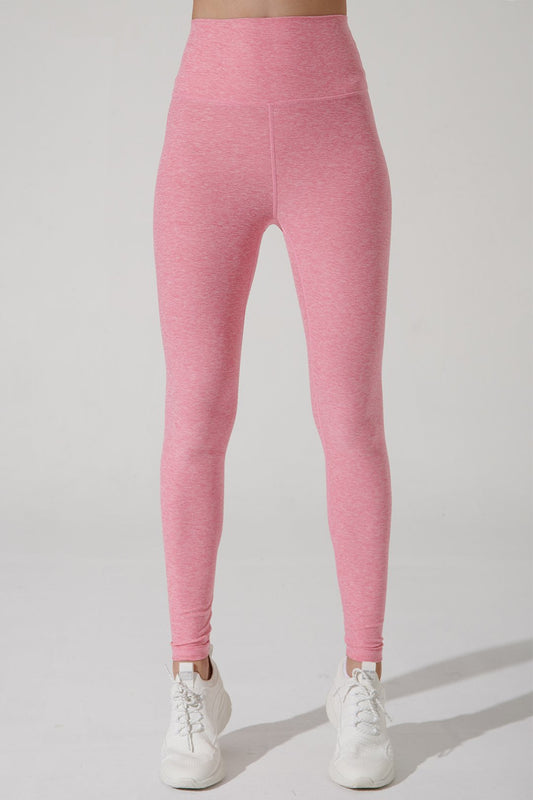 Cheri's women's leggings in peaches pink, a stylish and comfortable choice for any occasion.