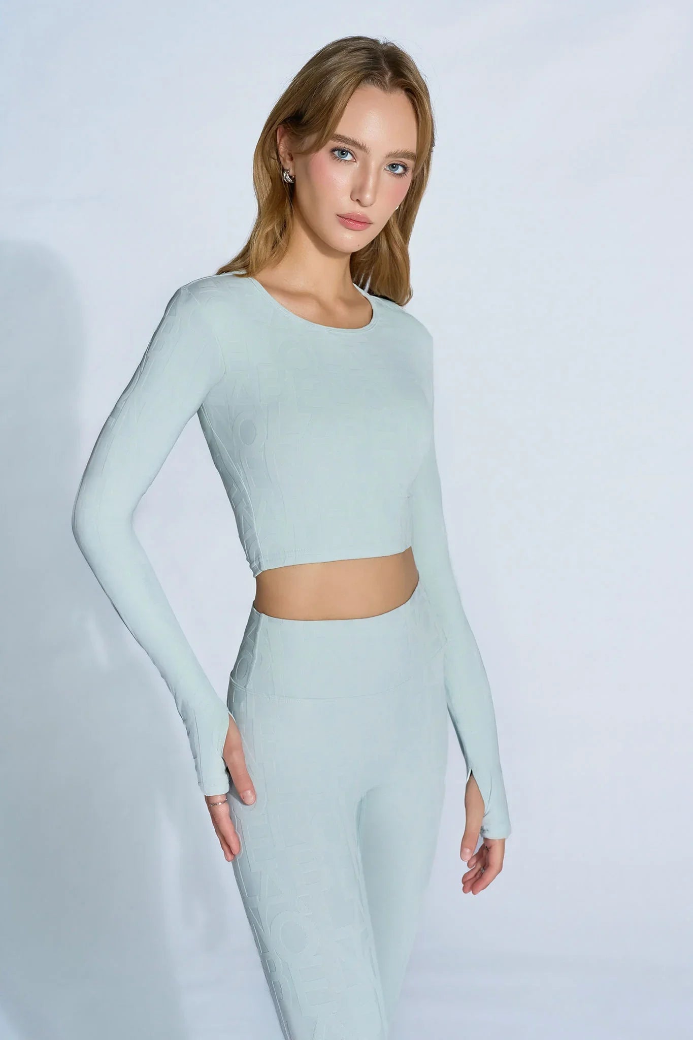 Classic Nala Long Sleeve 3D Bra - Mint Cream - Olaben - Womens Long Sleeve