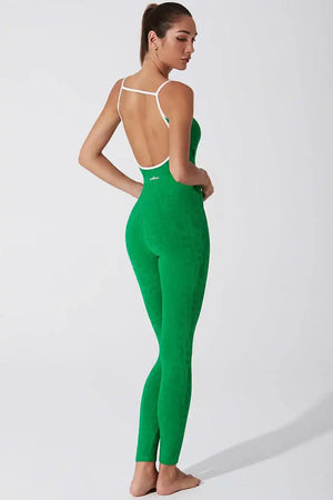 Classic Coeur Del Jumpsuit 3D - Dark Green - Olaben