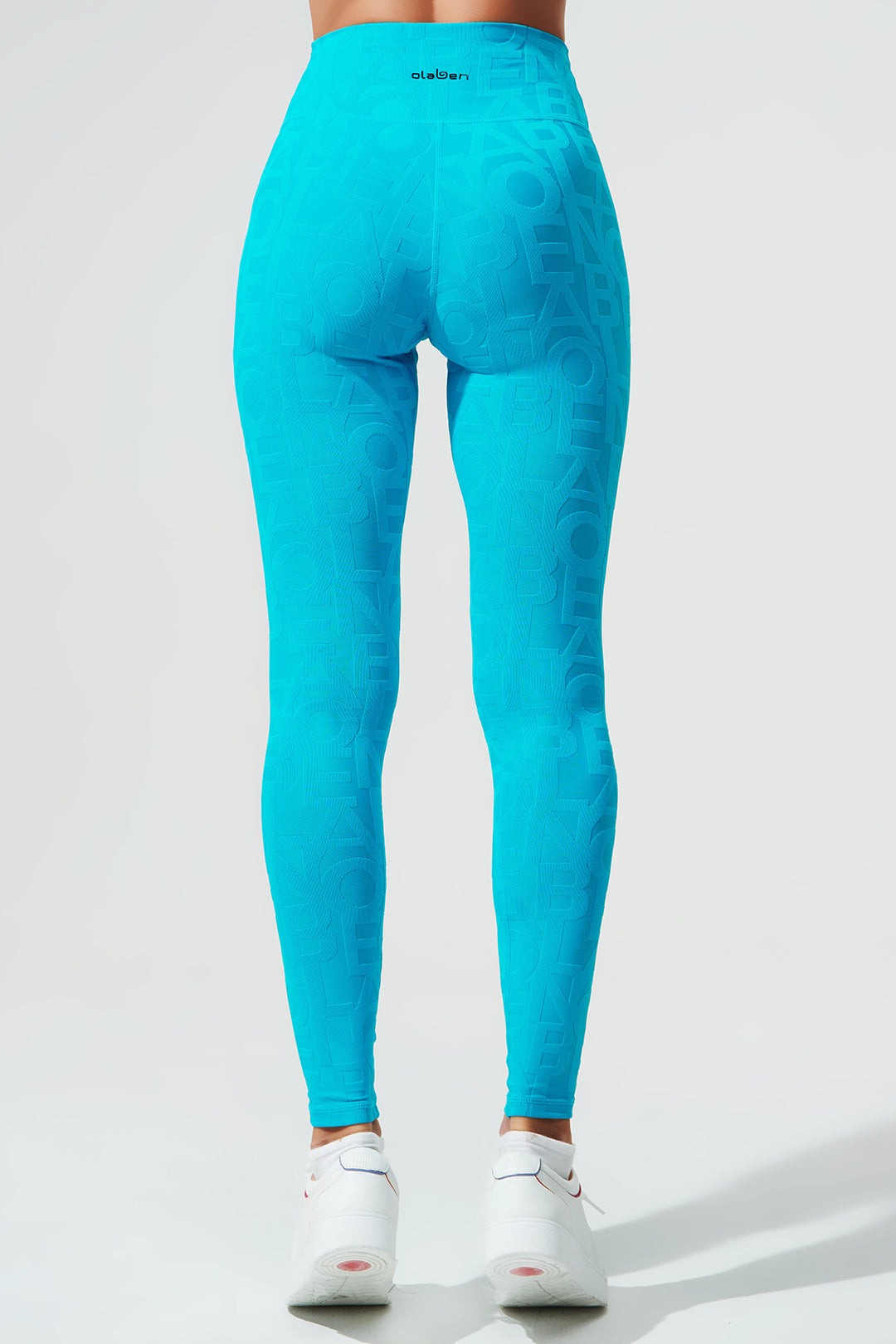 Stylish Dazzle Blue 3D Leggings for Women - OW-0073-WLG-BL - Size 4