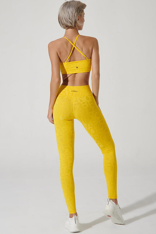Déese Fleur Legging 3D - Gamboge - Olaben - Womens Leggings