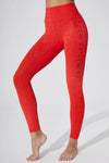 Classic Déese Fleur Legging 3D - Haute Red - Olaben