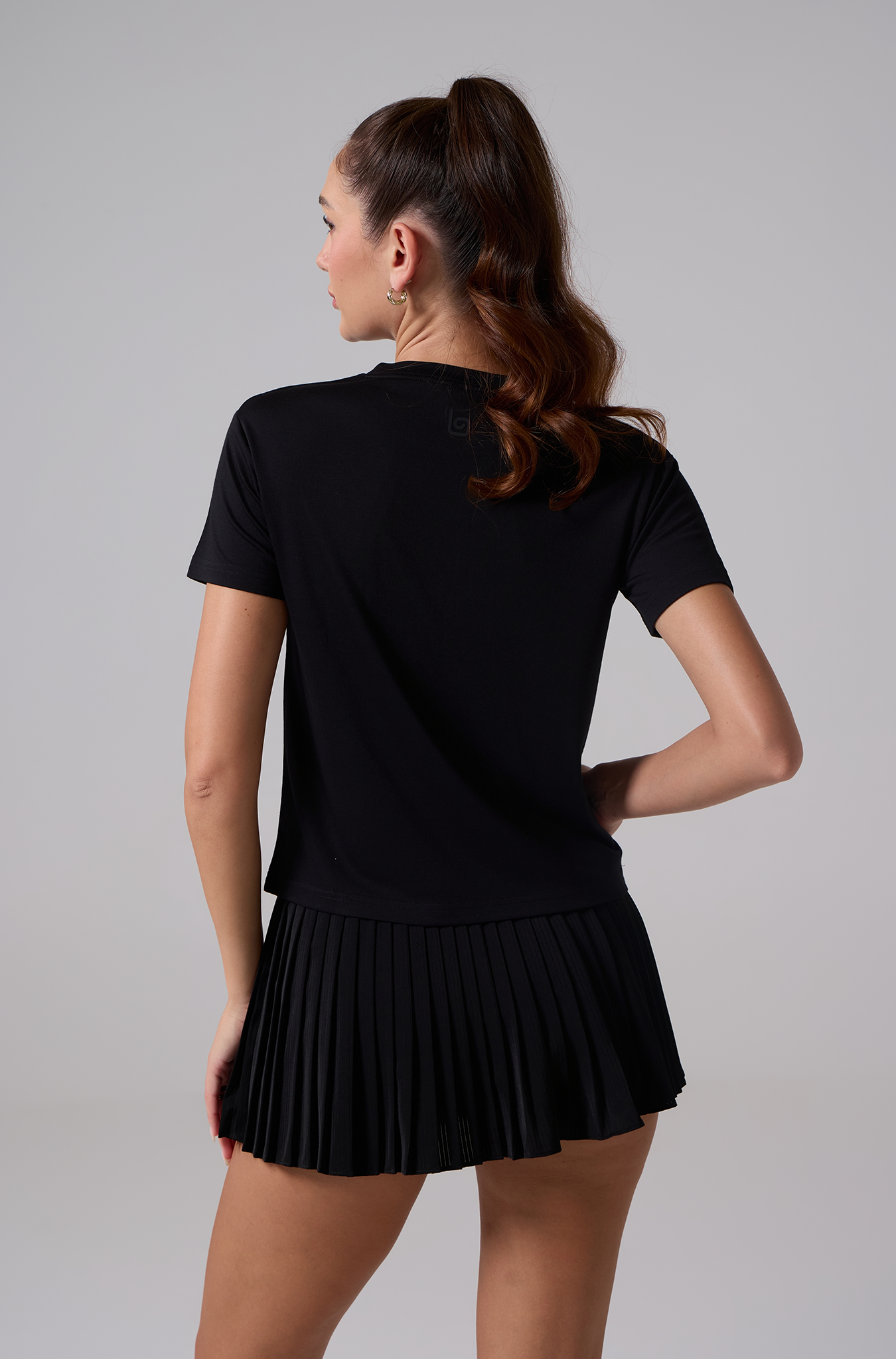 Embossed Logo T Shirt - Black - Olaben