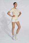 Embossed Logo T Shirt - Ivory