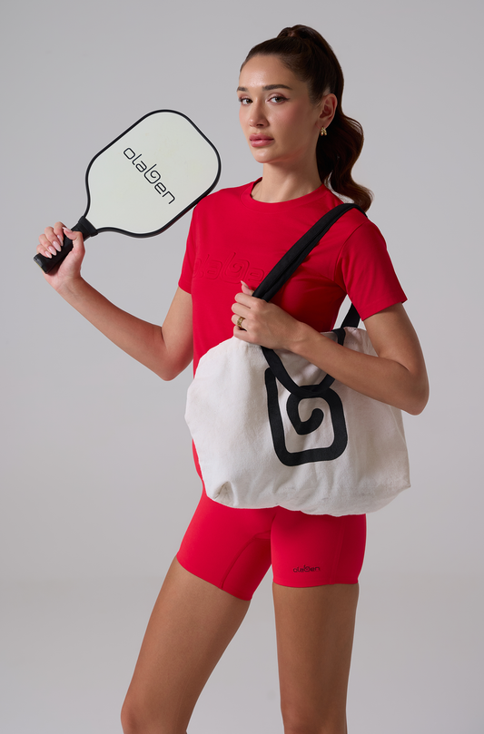 Embossed Logo T Shirt - Red - Olaben