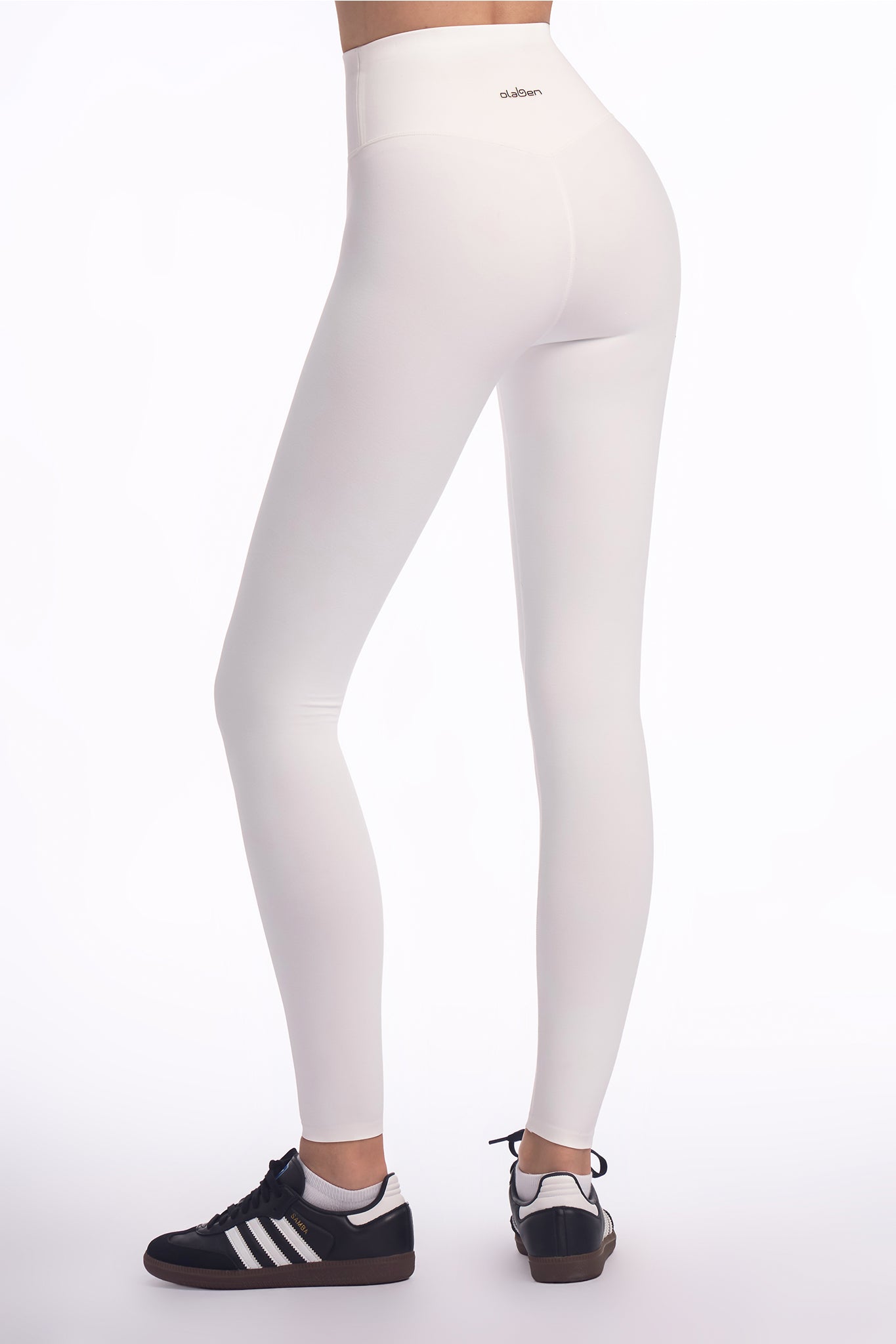 Quần Legging Cạp Cao Evo - Off White