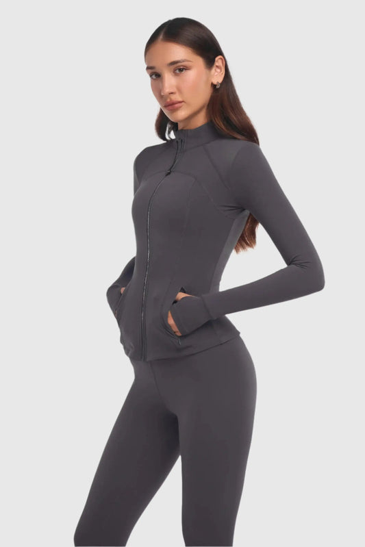 Evo Tight Fit Define Jacket - Cool Gray - Olaben