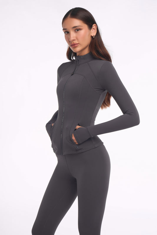 Evo Tight Fit Define Jacket - Cool Gray