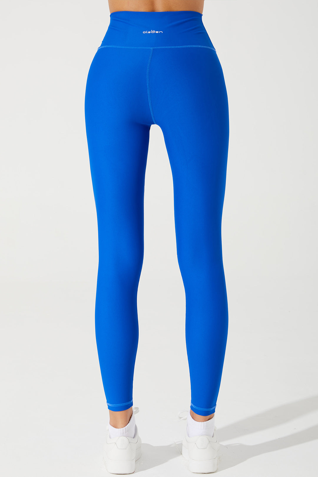 Stylish Atlantis Blue women's leggings with a unique design - perfect for any occasion.
