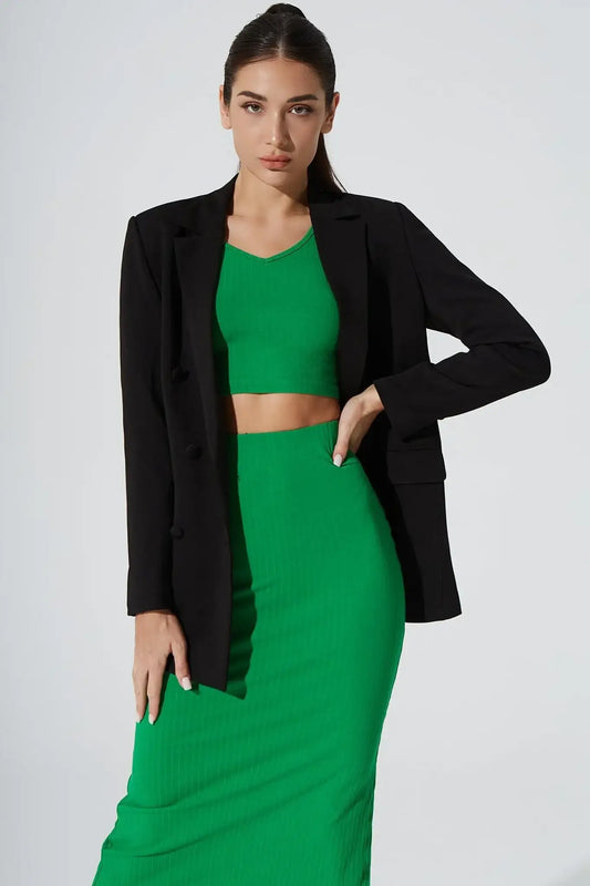 Jeslyn Blazer - Black - Olaben
