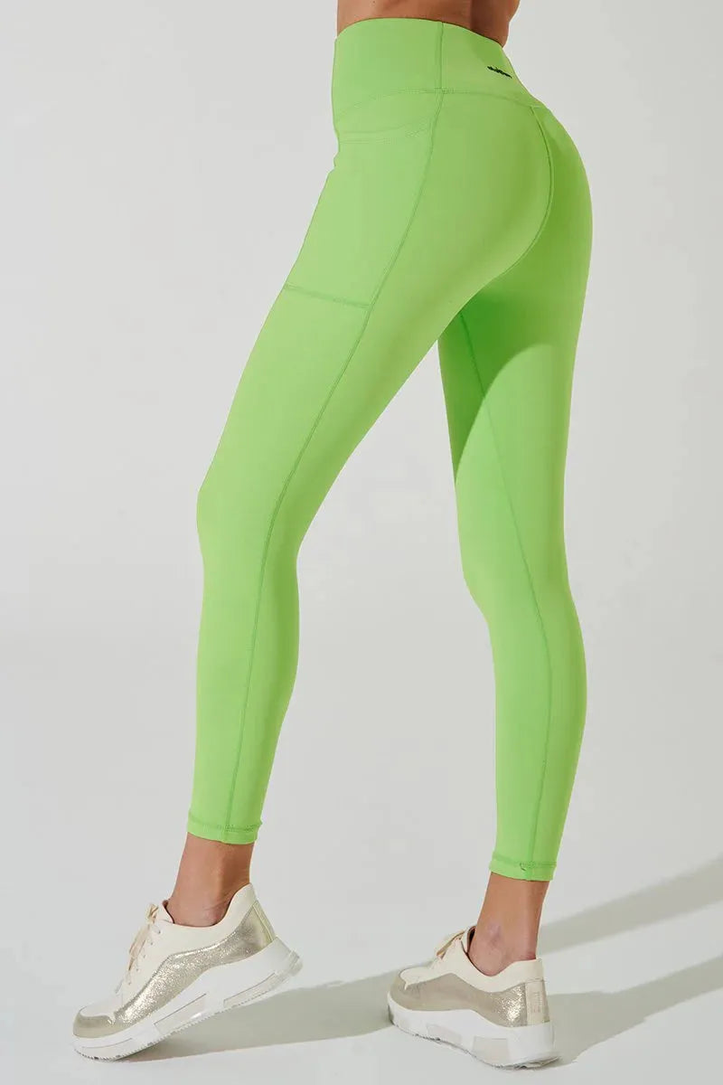 K'halessi Mesh Bra & J'Ulian Pocket Legging - Floures Green