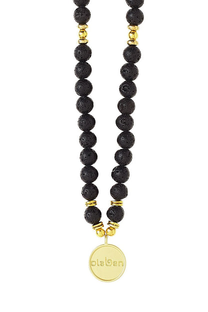 Stylish black Kavyx Mala necklace jewelry with a touch of elegance - OW-0165-UJY-BK_1.jpg.
