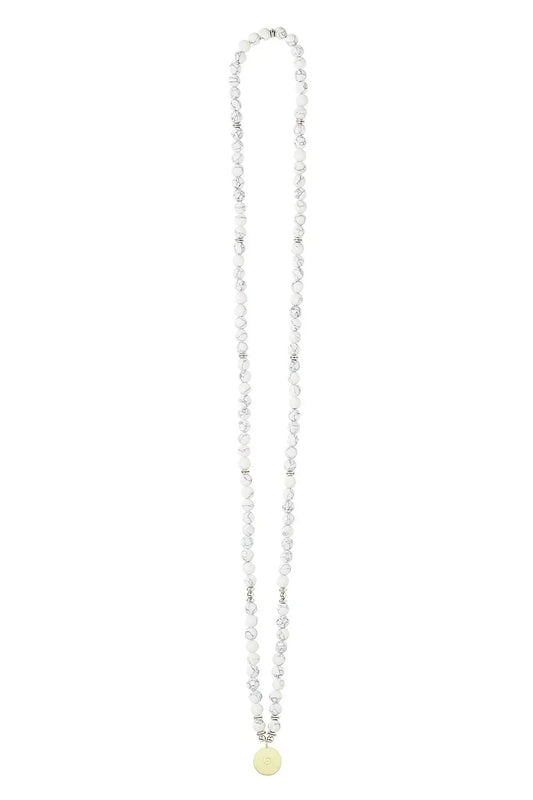 Kavyx Mala Necklace - White - Olaben