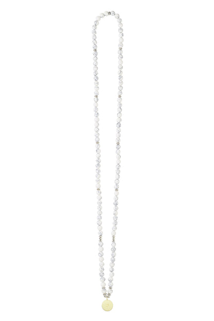 Kavyx Mala Necklace Jewelry in White - Elegant and Stylish Fashion Accessory.