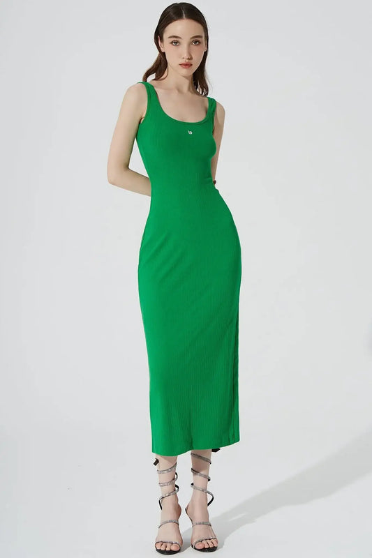 Kyan Midi Dress - Fern Green - Olaben