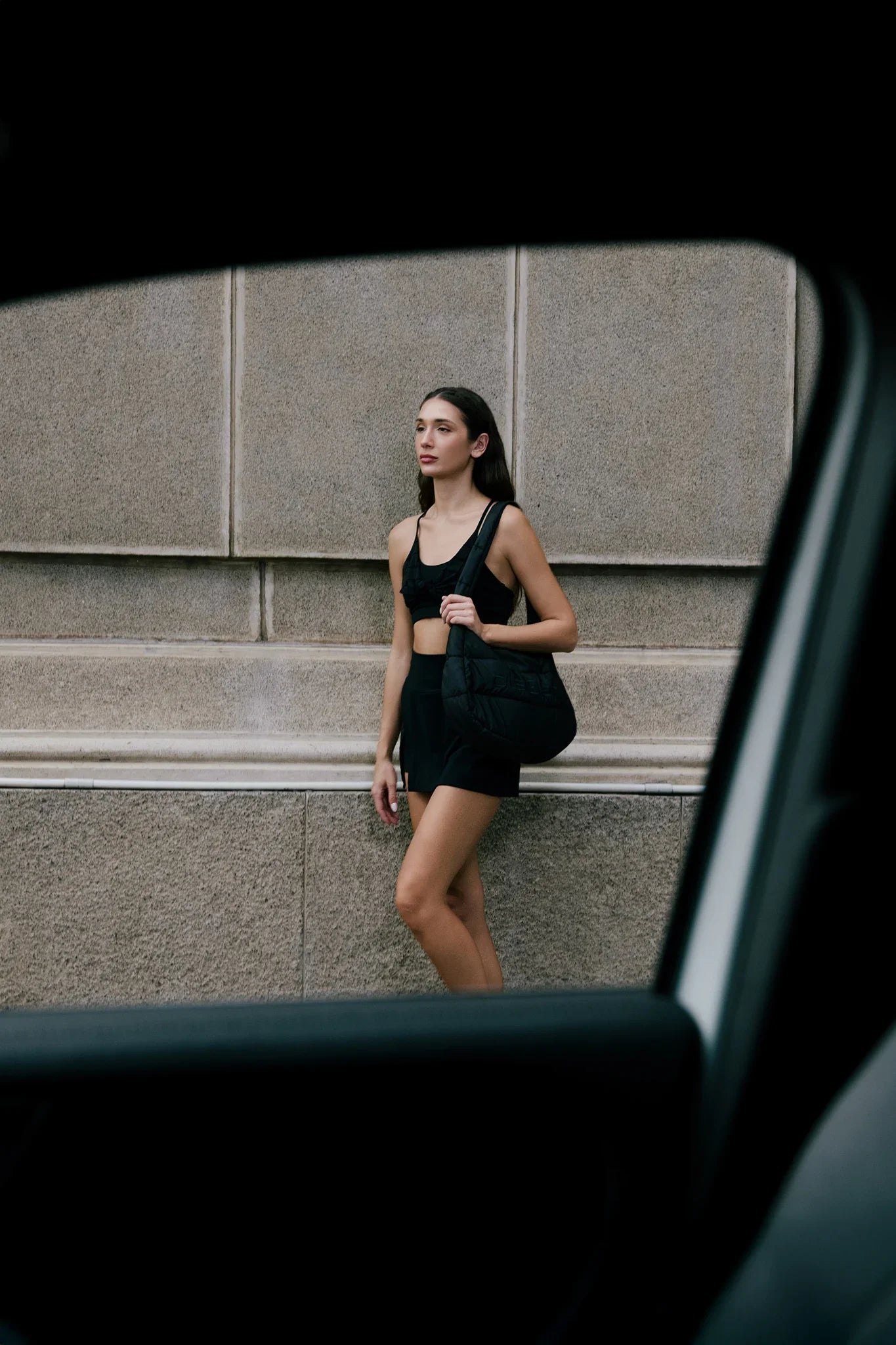 Lani Monogram Bra - Black - Olaben