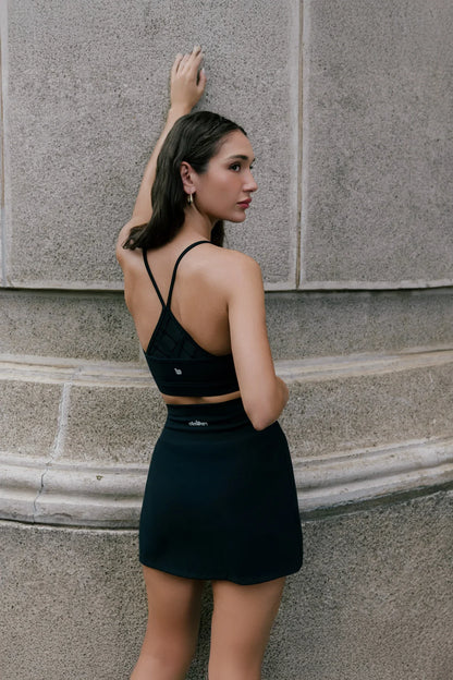 Lani Monogram Bra - Black - Olaben