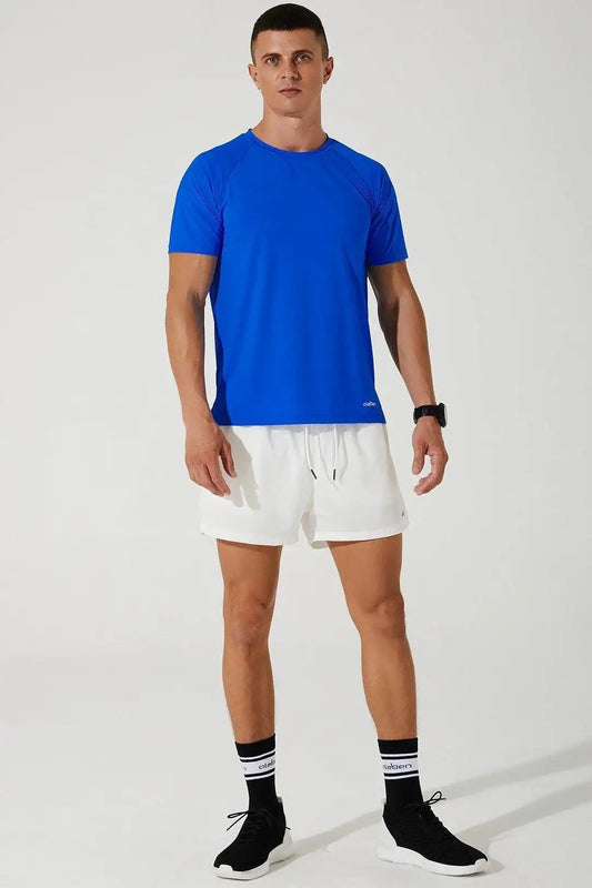 Leocade Crew Neck Tee - Blue - Olaben