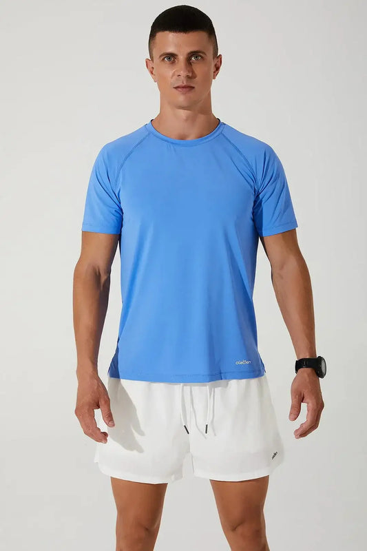 Leocade Crew Neck Tee - Skymond - Olaben