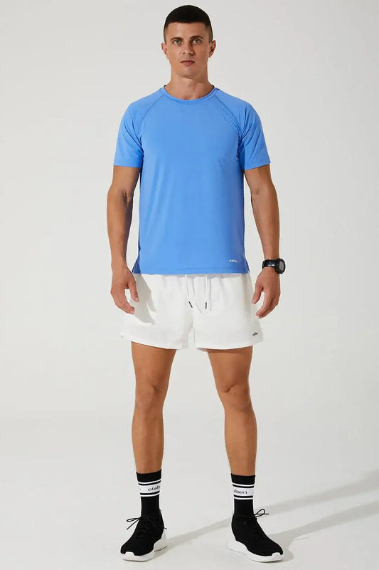 Leocade Crew Neck Tee - Skymond - Olaben