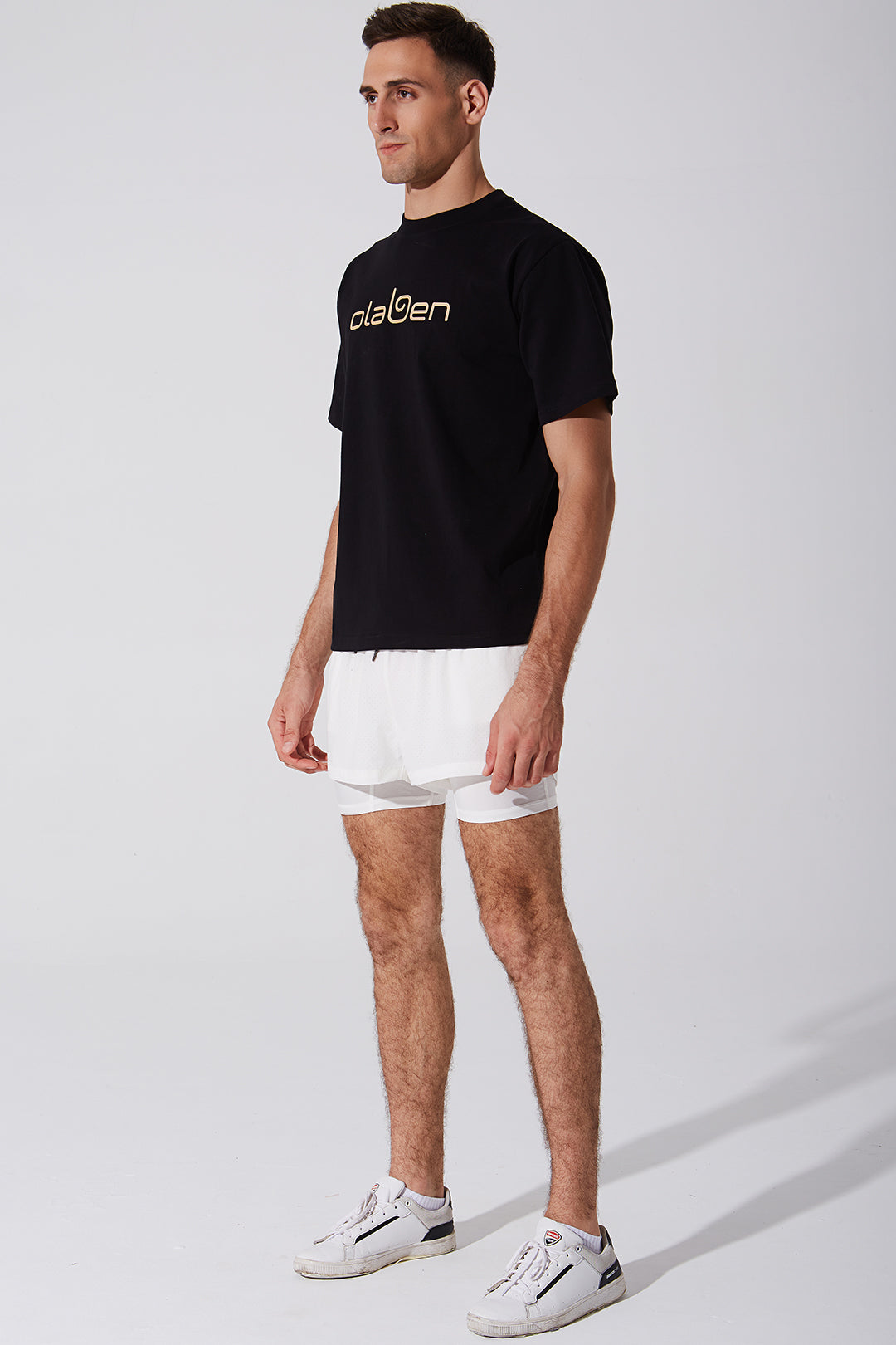 Unisex black short sleeve tee by Olaben, perfect for limited edition fashion enthusiasts.