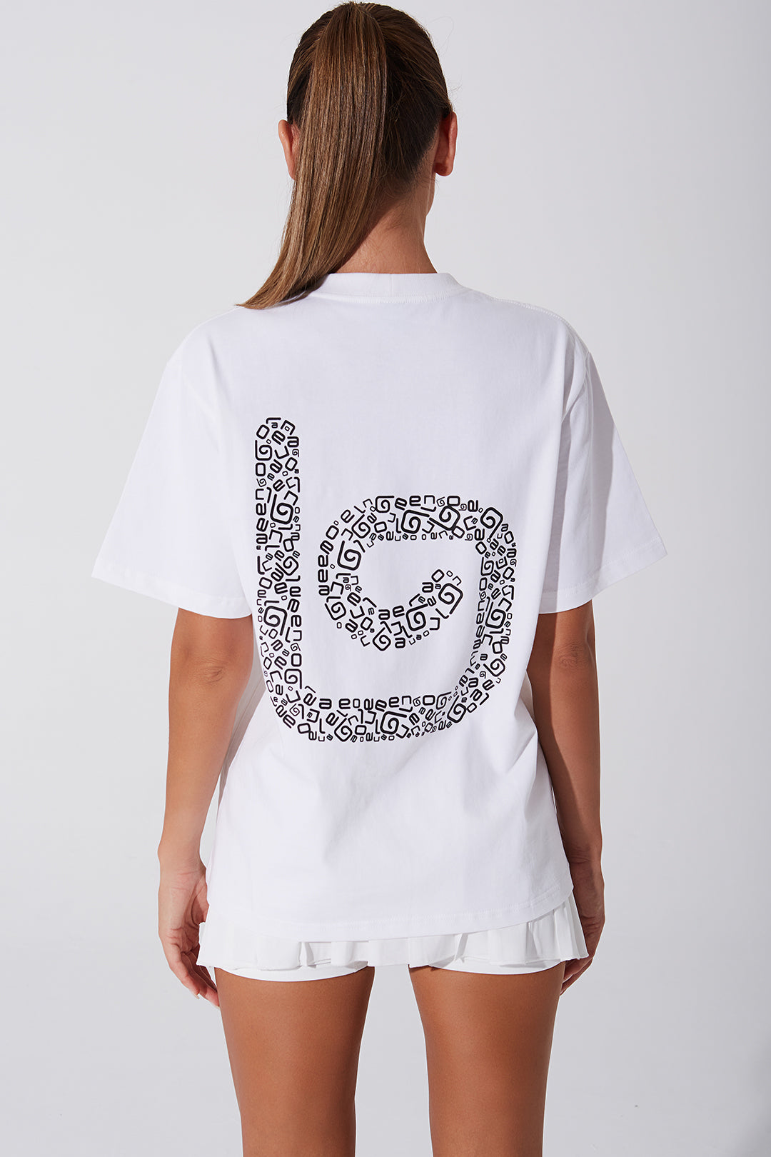 Unisex white short sleeve tee for women, limited edition, style OW-0173-WSS-WT, image 2.