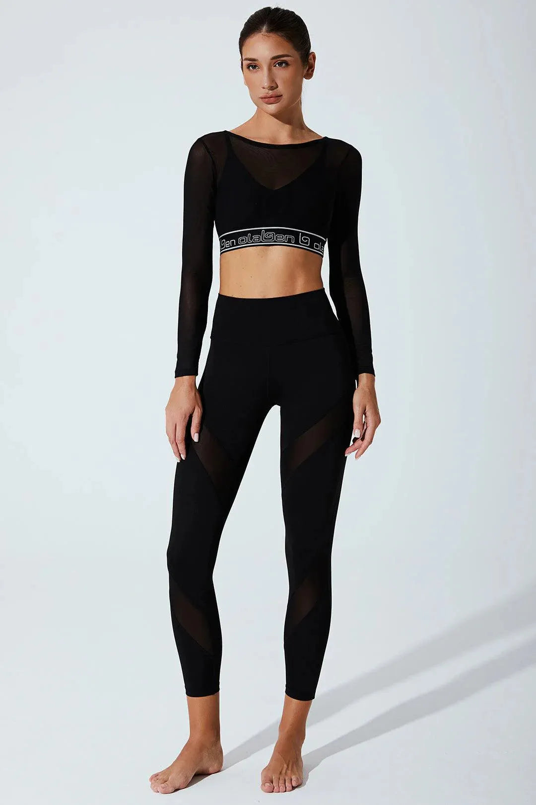 Luziana Top & Luziana Legging - Black