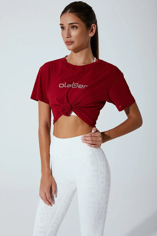 Olaben Athletic Tee - Savvy Red - Olaben - Womens Short Sleeve