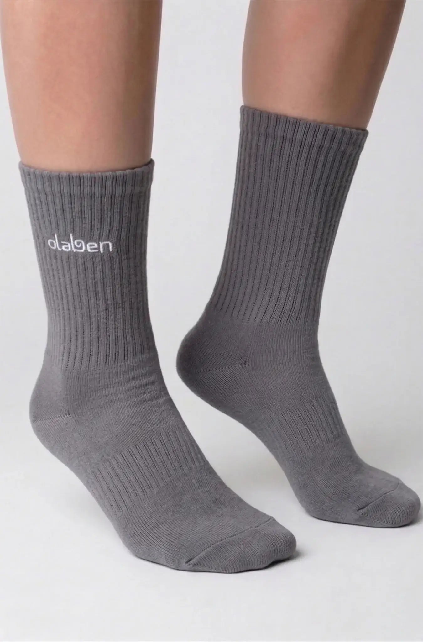 Olaben Crew Socks - Grey
