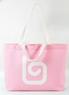 Olaben Multi Strap Canvas Tote Bag - Baby Pink - Olaben - Bags