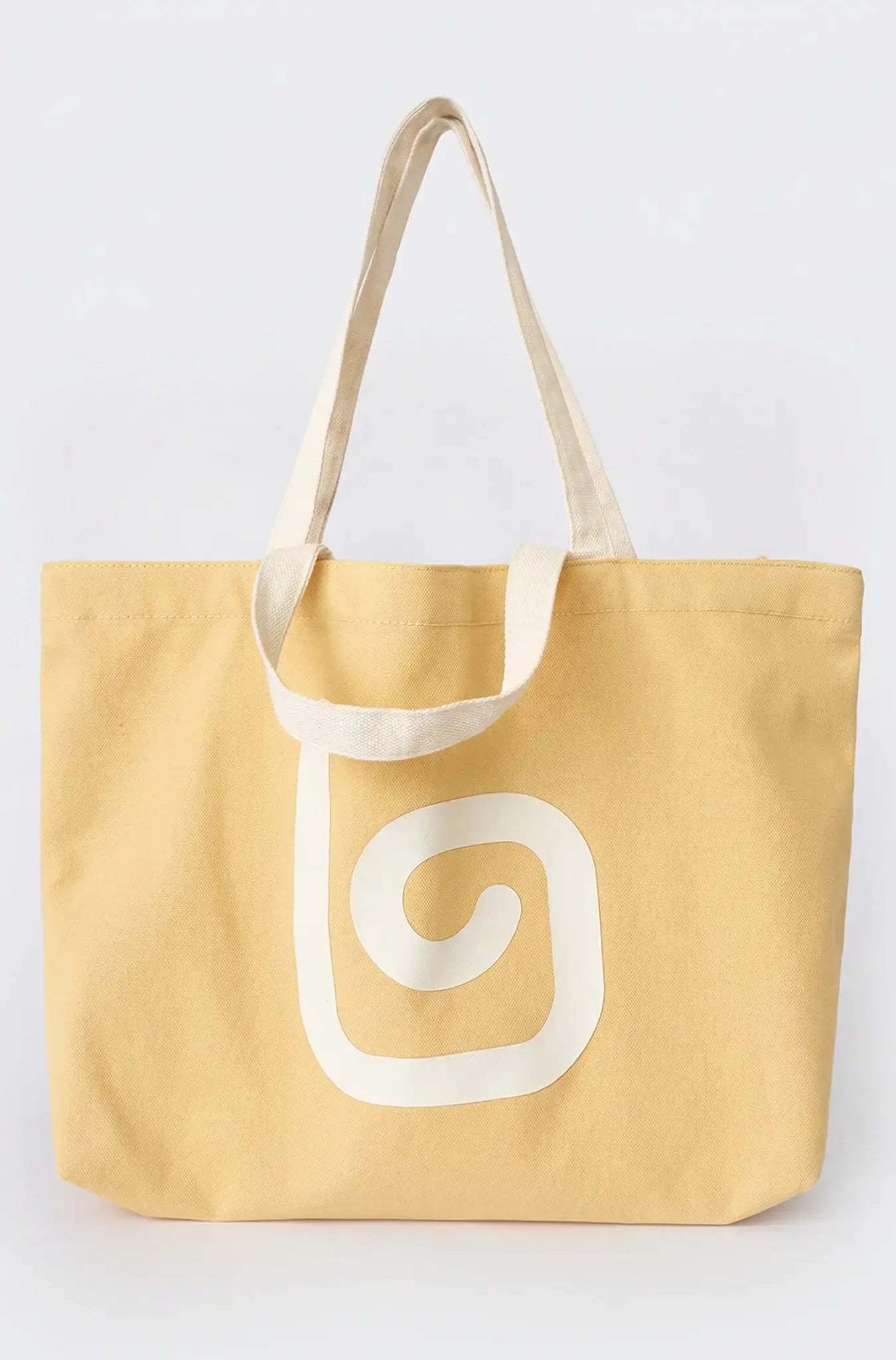 Olaben Multi Strap Canvas Tote Bag - Butter Yellow - Olaben