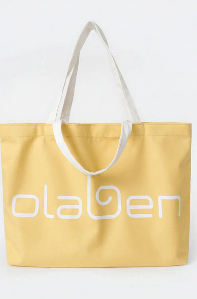 Olaben Multi Strap Canvas Tote Bag - Butter Yellow