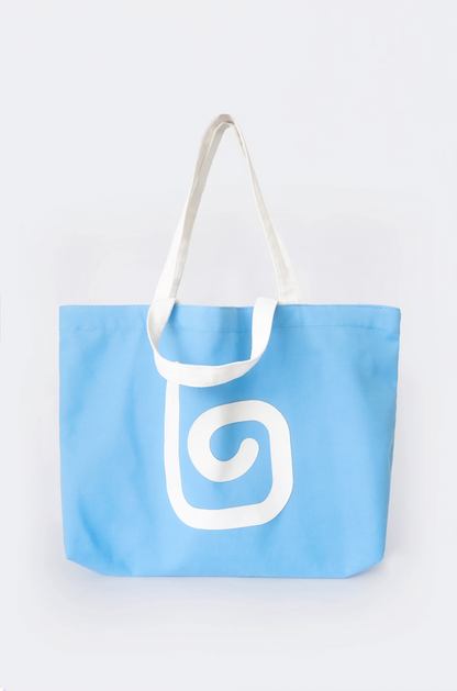 Olaben Multi Strap Canvas Tote Bag - Glacier Blue